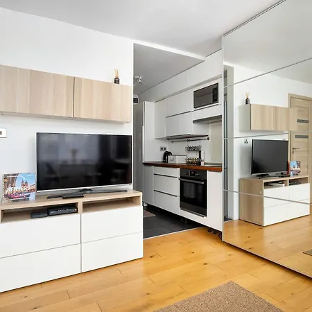 Bright In Cracow Center With Desk Close To The Park By Renters *